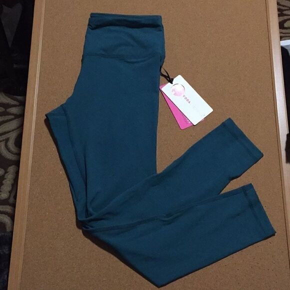 YOGALICIOUS Green leggings , L - Picture 2 of 5